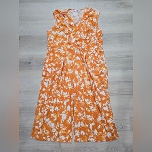 everyday JONES by Madeline Jones Cotton Blend Summer Jumpsuit Plus Size 2X NWOT